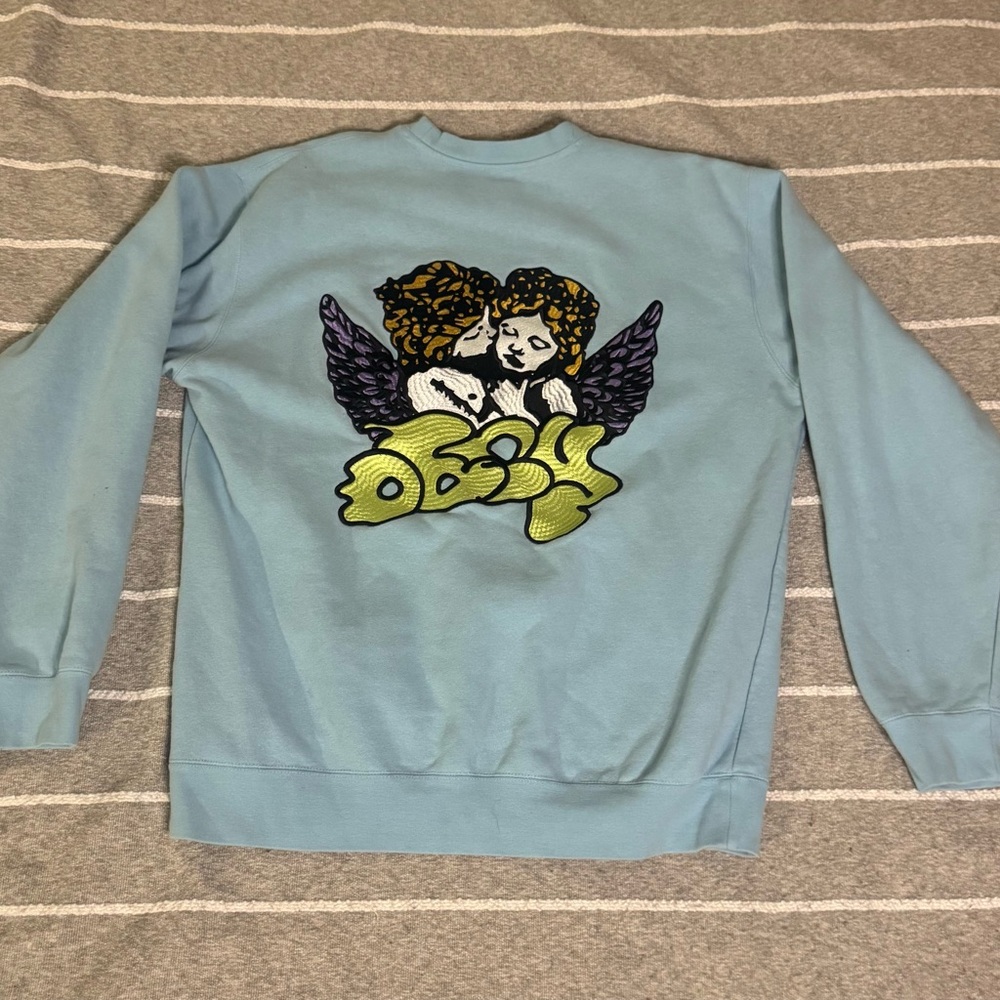 Obey Light Blue Sweatshirt
